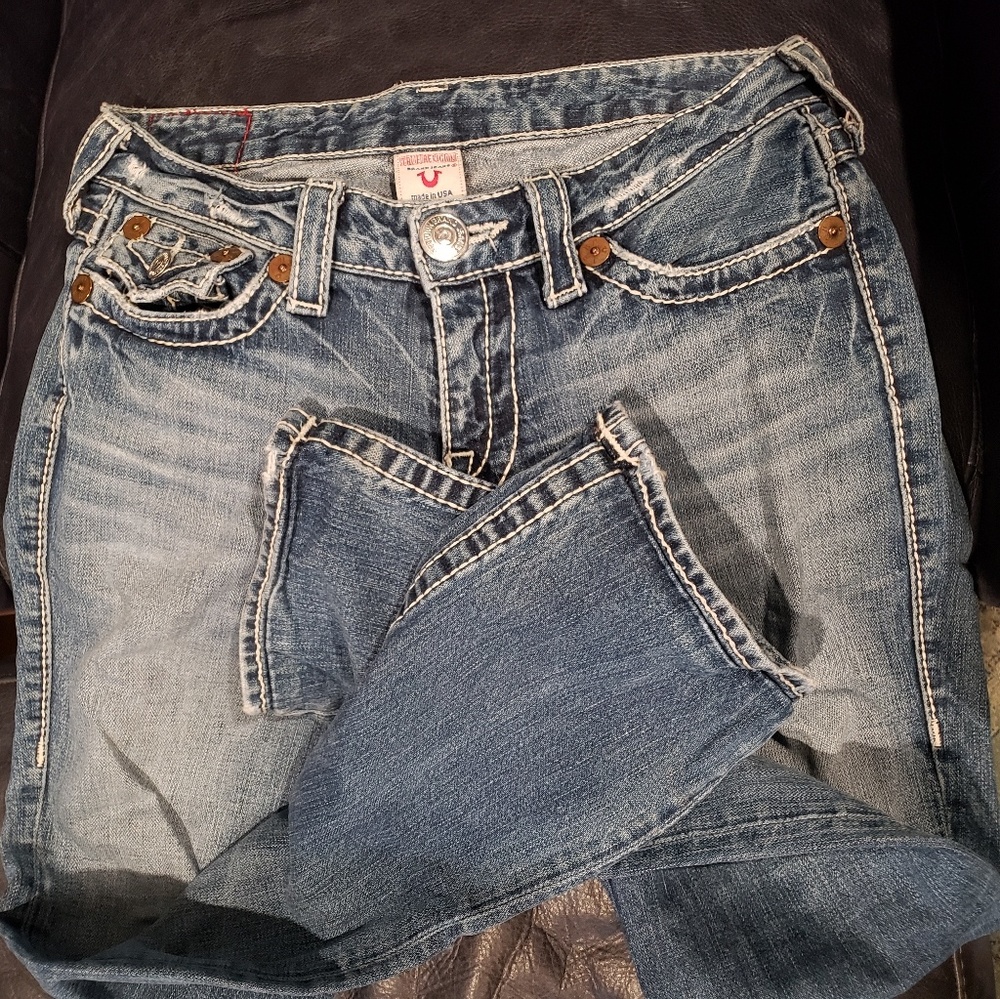 True Religion Big Billy T straight leg jeans sz28